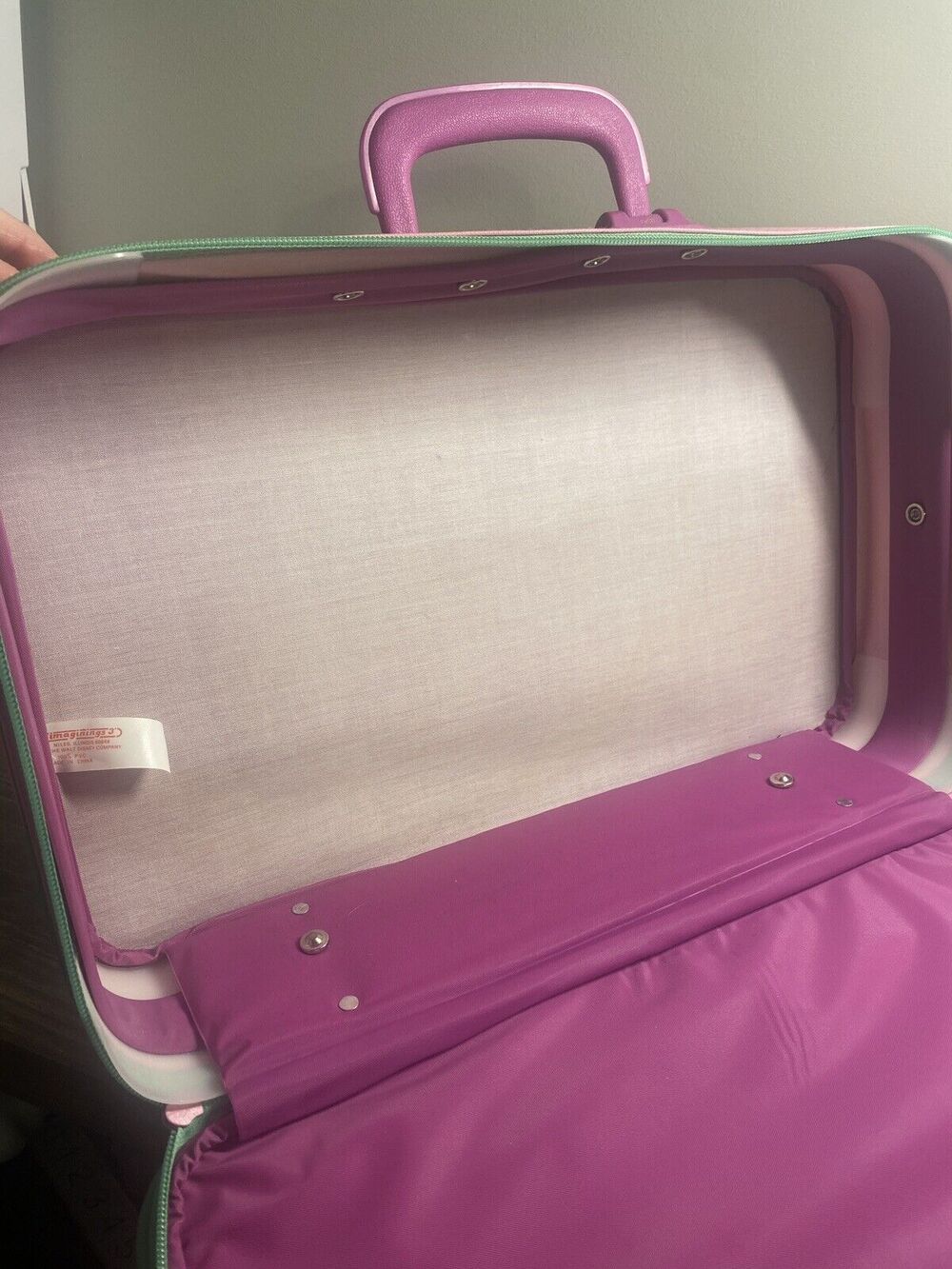 Disney”Minnie 'n Me"-Pink/Purple Childrens/Kids Luggage-Suitcase-Vintage 16x4x10 - Picture 4 of 16
